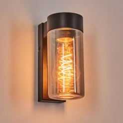 hofstein Encoberta Lampe murale d´extérieur Noir, 1 lumière