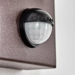 hofstein Encoberta Luminaire extérieur, Lampe murale d´extérieur Rouille, 1 lumière, Détecteur de mouvement