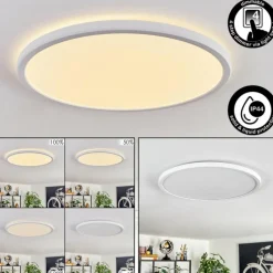 hofstein Endrup Plafonnier LED Blanc, 1 lumière