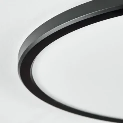 hofstein Endrup Plafonnier LED Noir, 1 lumière