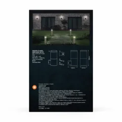 Luminaires Ledvance Endura Applique murale Acier brossé, 1 lumière