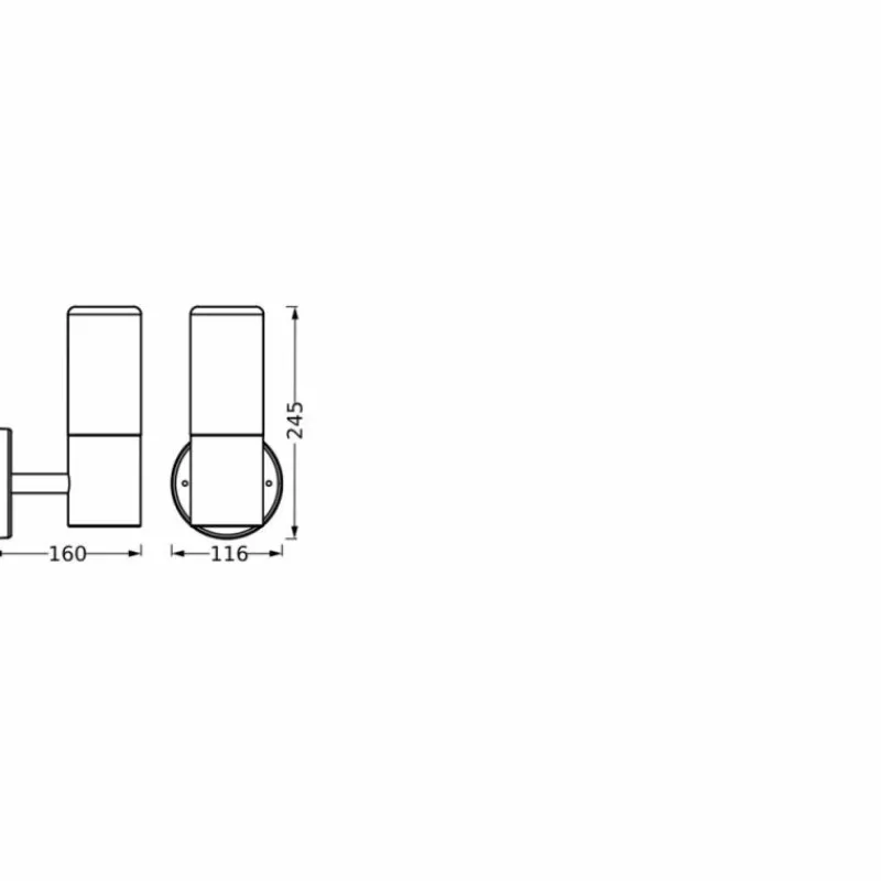 Luminaires Ledvance Endura Applique murale Gris, 1 lumière