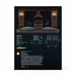 Luminaires Ledvance Endura Applique murale LED Acier brossé, 1 lumière