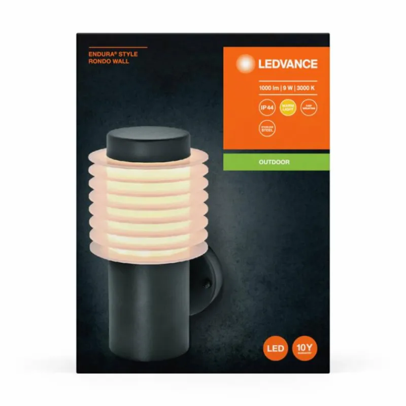 Luminaires Ledvance Endura Applique murale LED Gris, 1 lumière