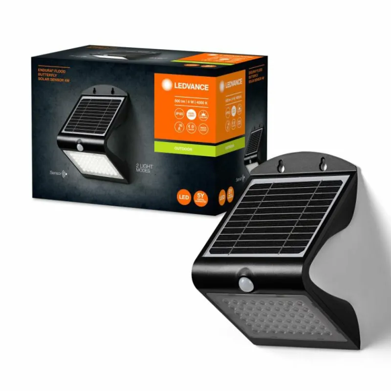 Luminaires Ledvance Endura Détecteur de mouvement LED Noir, 1 lumière