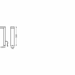 Luminaires Ledvance Endura Lampadaire d'extérieur LED Gris, 1 lumière