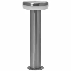 Luminaires Ledvance Endura Lampadaire d'extérieur LED Acier brossé, 1 lumière