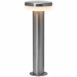 Luminaires Ledvance Endura Lampadaire d'extérieur LED Acier brossé, 1 lumière