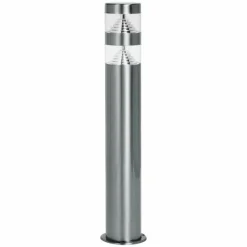 Luminaires Ledvance Endura Lampadaire d'extérieur LED Acier brossé, 1 lumière