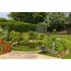 Luminaires Ledvance Endura Lampadaire d'extérieur LED Acier brossé, 1 lumière