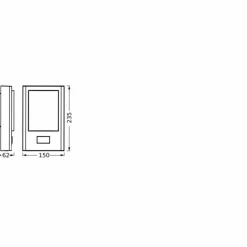 Luminaires Ledvance Endura Lampe murale d´extérieur LED Gris, 1 lumière