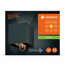 Luminaires Ledvance Endura Lampe murale d´extérieur LED Gris, 1 lumière
