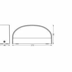 Luminaires Ledvance Endura Lampe murale d´extérieur LED Gris, 1 lumière