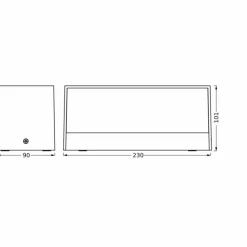 Luminaires Ledvance Endura Lampe murale d´extérieur LED Gris, 1 lumière