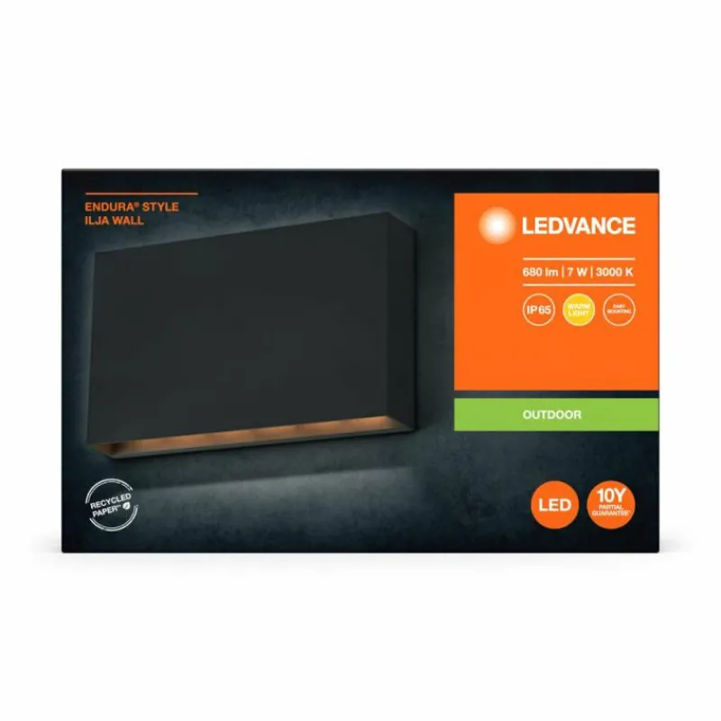 Luminaires Ledvance Endura Lampe murale d´extérieur LED Gris, 1 lumière