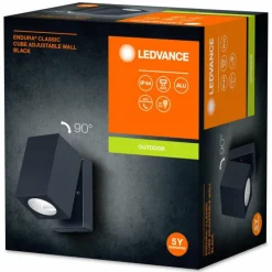 Luminaires Ledvance ENDURA Lampe murale d´extérieur Noir, 1 lumière