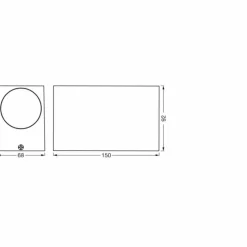 Luminaires Ledvance ENDURA Lampe murale d´extérieur Blanc, 1 lumière