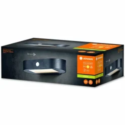 Luminaires Ledvance ENDURA Lampe murale d´extérieur LED Noir, 1 lumière, Détecteur de mouvement