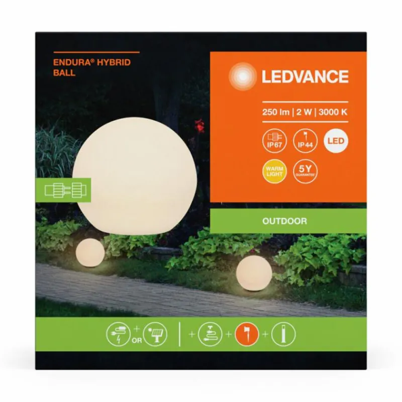Luminaires Ledvance Endura Spot de jardin LED Blanc, 1 lumière