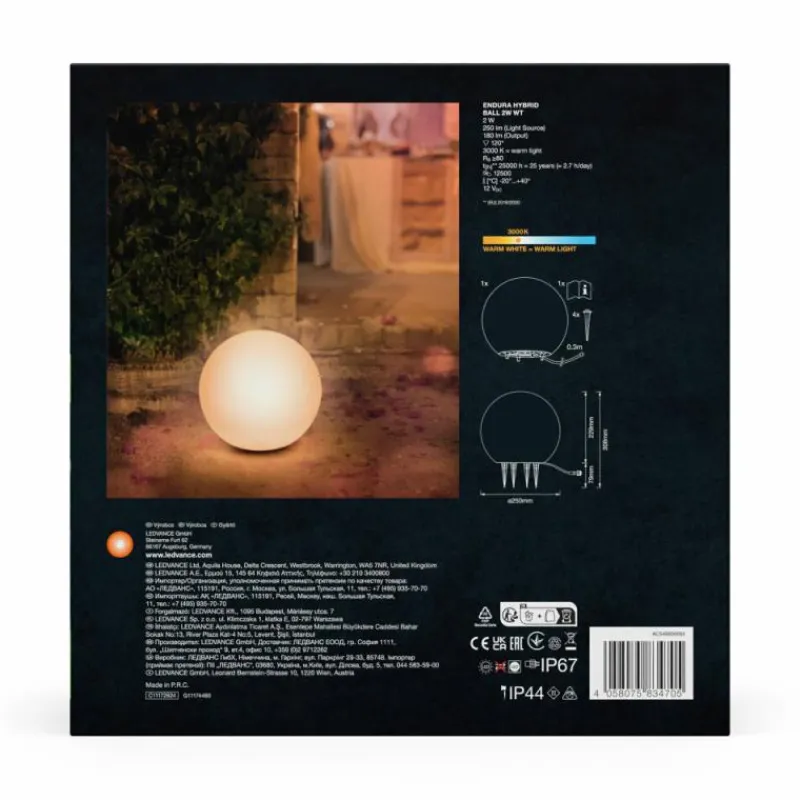 Luminaires Ledvance Endura Spot de jardin LED Blanc, 1 lumière