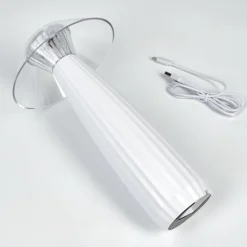hofstein Eryla Lampe de bureau, Lampe à poser LED Blanc, 1 lumière