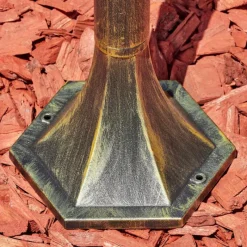 Luminaires Rustiques-hofstein Etoe Luminaire extérieur, Eclairage de chemin Brun, Or, 1 lumière