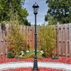 Luminaires Rustiques-hofstein Etoe Luminaire extérieur, Réverbère, Eclairage de chemin Noir, 1 lumière