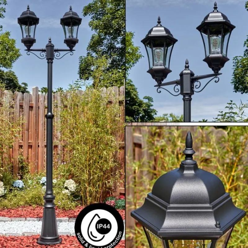 Luminaires Rustiques-hofstein Etoe Luminaire extérieur, Réverbère, Eclairage de chemin Noir, 2 lumières