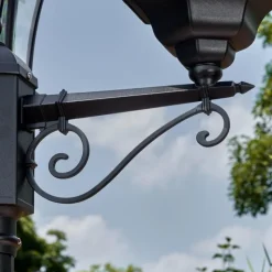 Luminaires Rustiques-hofstein Etoe Luminaire extérieur, Réverbère, Eclairage de chemin Noir, 3 lumières