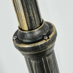 Lampes Dorées-hofstein Etoe Réverbère, Eclairage de chemin Or, Noir, 3 lumières