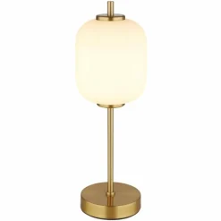 Luminaires Globo Lighting Ewald Lampe à poser LED Laiton, 1 lumière