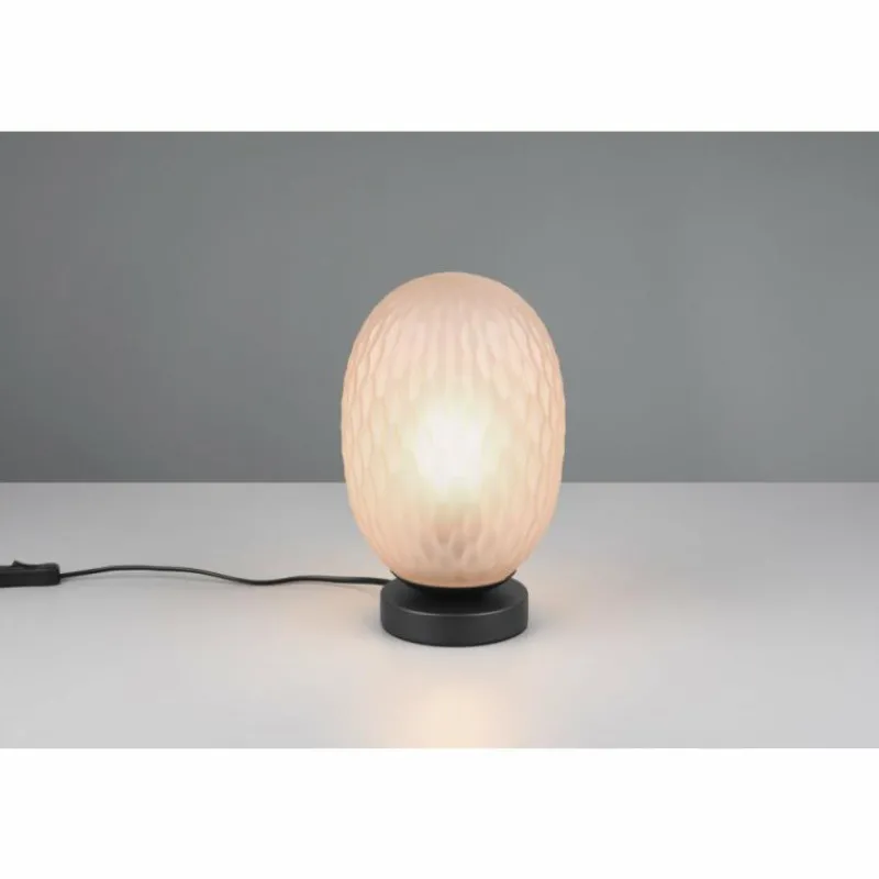 Luminaires Trio Facette Lampe à poser Brun, Or, 1 lumière