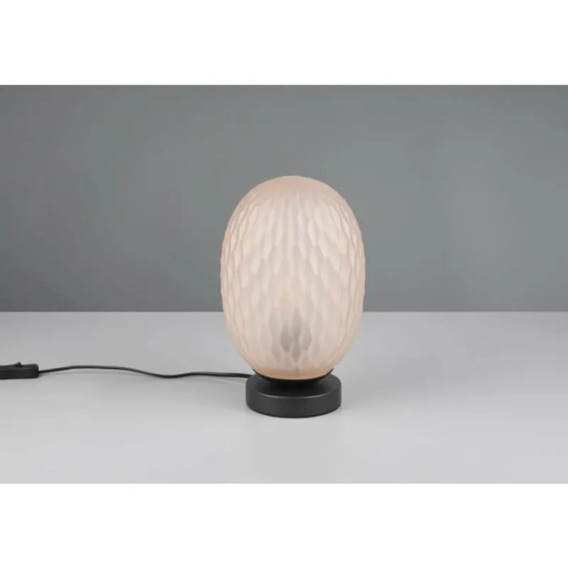 Luminaires Trio Facette Lampe à poser Brun, Or, 1 lumière