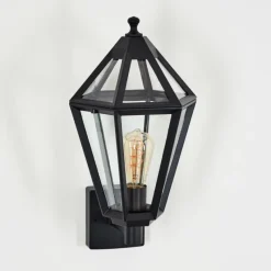 Luminaires Rustiques-hofstein Falfosa Lampe murale d´extérieur Noir, 1 lumière