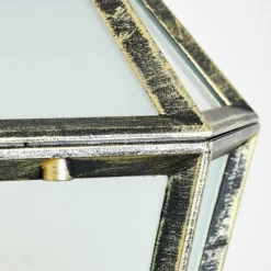 Luminaires Rustiques-hofstein Falfosa Lampe murale d´extérieur Or, Noir, 1 lumière