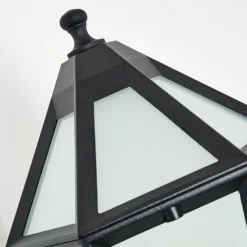 Luminaires Rustiques-hofstein Falfosa Lampe murale d´extérieur Noir, 1 lumière, Détecteur de mouvement