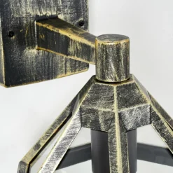 Luminaires Rustiques-hofstein Falfosa Lampe murale d´extérieur Or, Noir, 1 lumière