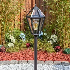 Luminaires Rustiques-hofstein Falfosa Luminaire extérieur, Eclairage de chemin Noir, 1 lumière