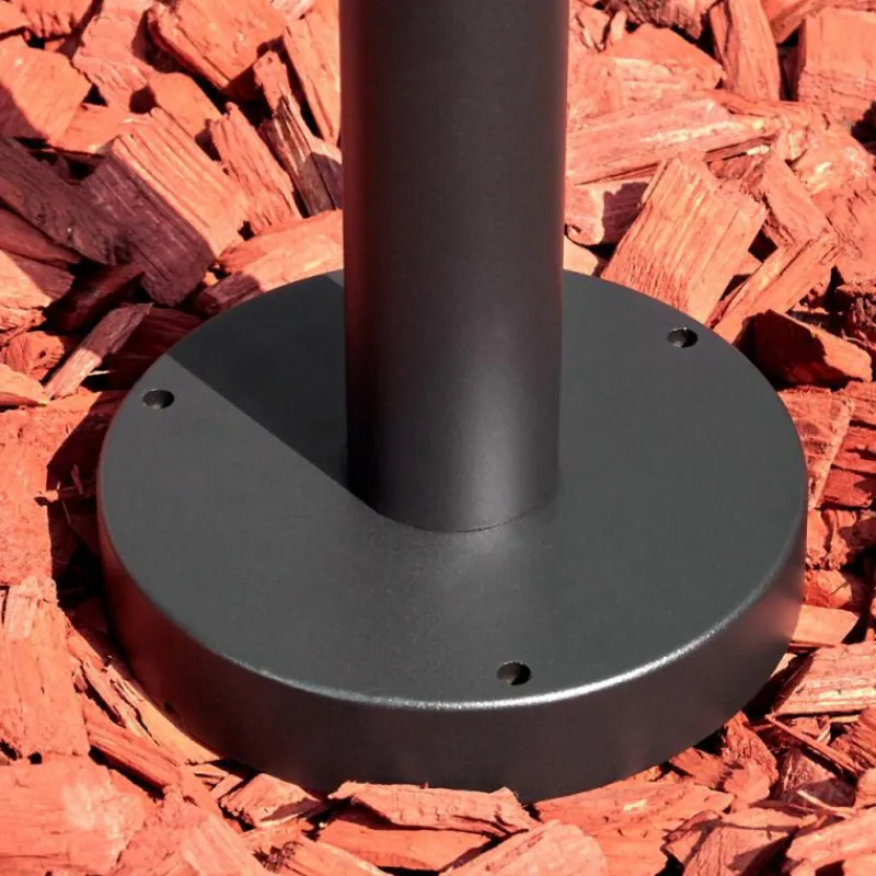 Luminaires Rustiques-hofstein Falfosa Luminaire extérieur, Eclairage de chemin Noir, 1 lumière, Détecteur de mouvement