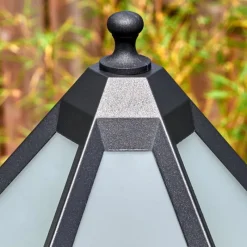 Luminaires Rustiques-hofstein Falfosa Luminaire extérieur, Réverbère, Eclairage de chemin Noir, 2 lumières