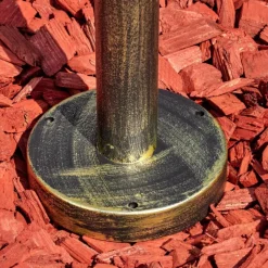 Luminaires Rustiques-hofstein Falfosa Luminaire extérieur, Eclairage de chemin Or, Noir, 1 lumière