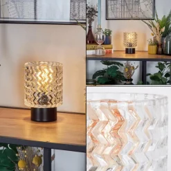 hofstein Falgorosa Lampe à poser Noir, 1 lumière