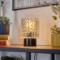 hofstein Falgorosa Lampe à poser Noir, 1 lumière