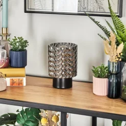 hofstein Falgorosa Lampe à poser Noir, 1 lumière