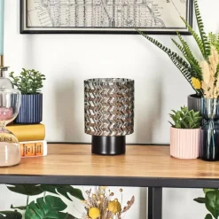 hofstein Falgorosa Lampe à poser Noir, 1 lumière