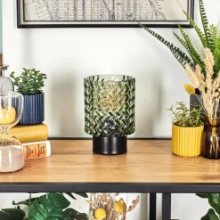 hofstein Falgorosa Lampe à poser Noir, 1 lumière