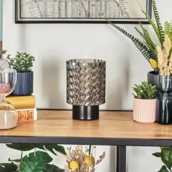 hofstein Falgorosa Lampe à poser Noir, 1 lumière