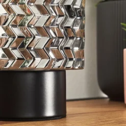 hofstein Falgorosa Lampe à poser Noir, 1 lumière