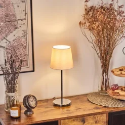 Lampes En Tissu-hofstein Falla Lampe à poser Chrome, 1 lumière