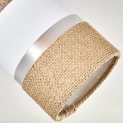 Lampes En Tissu-hofstein Fallhagen Plafonnier Brun foncé, 1 lumière